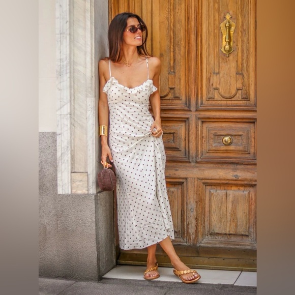 ZARA Polka Dot Lace-Up Dress Size M | Screen Worn on The Boys - Picture 6 of 15